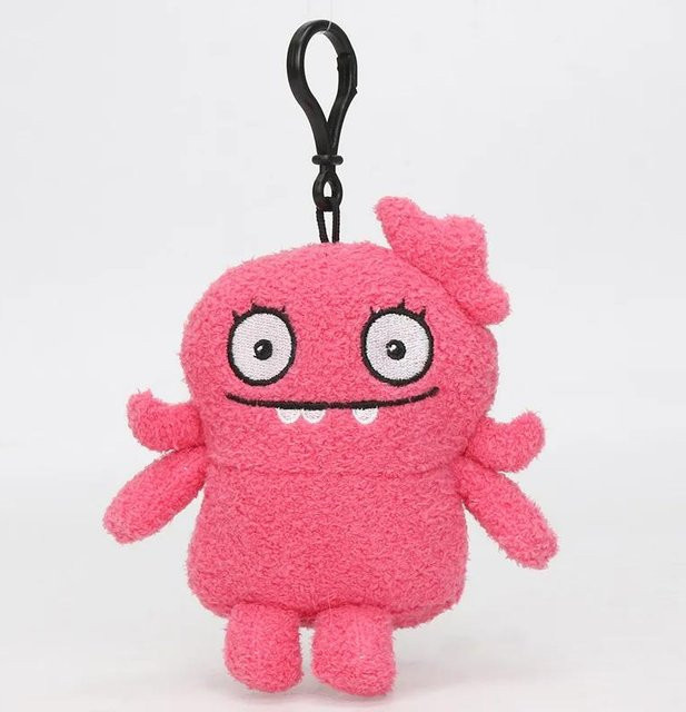 Yiran toy Ugly Dolls Plüsch Schlüsselanhänger, pink, 12cm - Bild 1