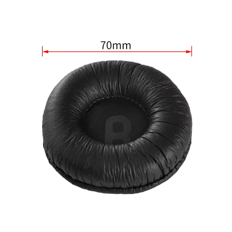 JBL Ersatz-Ohrpolster aus weichem Leder und Schaumstoff für T450 T450BT T500BT T520BT JR300BT JR310BT Kopfhörer, 70 mm, Weiß/Mehrfarbig - Bild 4