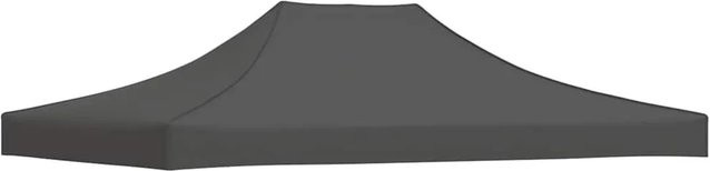 vidaXL Partyzelt-Dach für Faltpavillon und Pop-Up-Faltzelte, Anthrazit, Polyester mit PVC-Beschichtung, B/T: 400 x 300 cm - Bild 1
