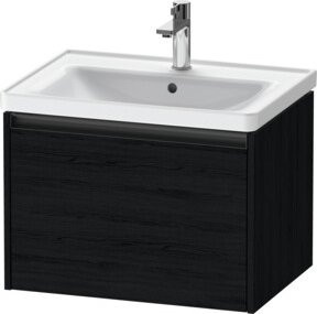Duravit Waschtischunterschrank Ketho.2 in Weiß, wandhängend mit 1 Auszug, B/T: 63,4 x 45,5 cm - Bild 1