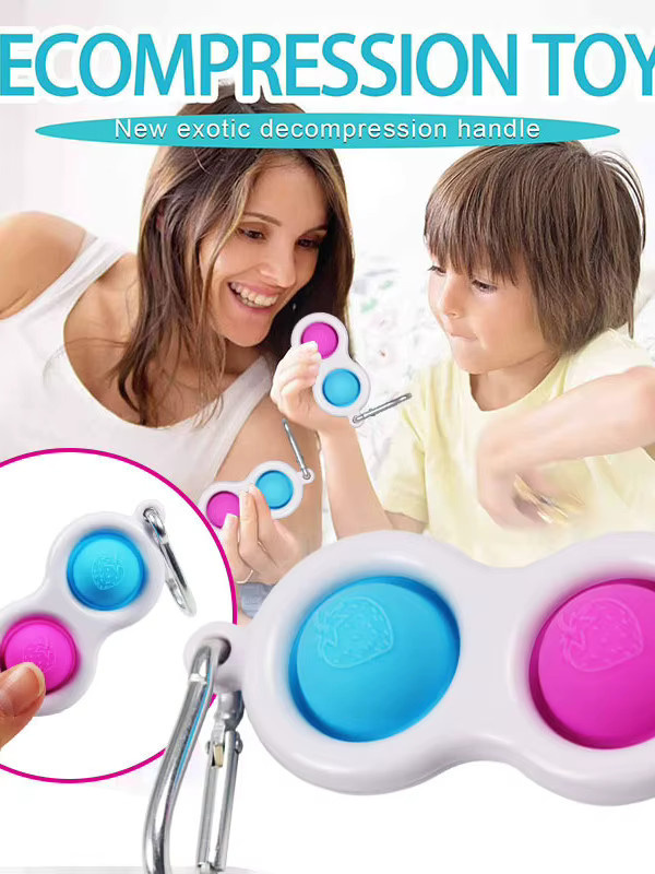 soulbao Schlüsselanhänger Fingerblasen-Musik, Unisex - Bild 2