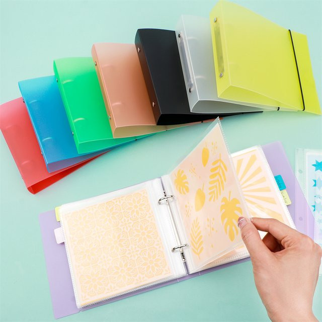 Multicolour Keks-Schablone und Aufbewahrungsordner für Stanzungen und Foto-Stempel - Bild 1