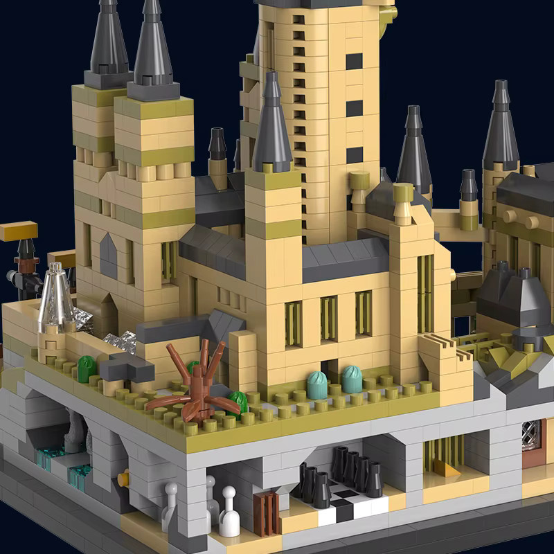 HUATEC Hogwarts Schloss, Mikro-Bausteine Modell, Fantasy - Bild 4