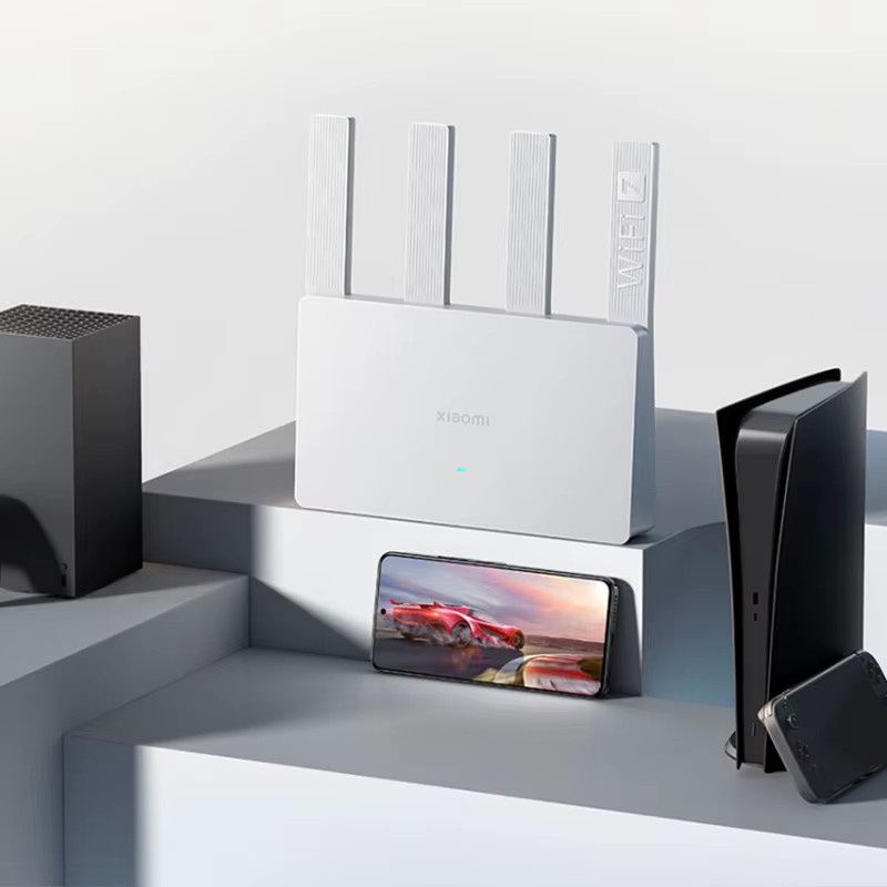 Xiaomi Router BE3600 WiFi 7 Dual-Band mit Qualcomm Quad-Core-Prozessor, 3570 Mbit/s, Weiß - Bild 3