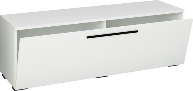 VCM TV-Lowboard Arila M modern in Weiß matt - Bild 1