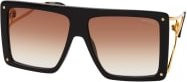 Carrera CA UNICA/SE 807 Sonnenbrille, Vollrand, quadratisch, Damen, black brown - Bild 1