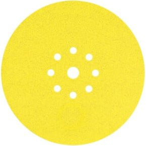 DeWalt Klettfix Schleifscheibe in Gelb, Durchmesser: 225 mm, Körnung: K60 - Bild 1