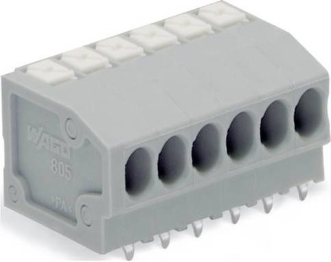 WAGO 805-352 Leiterplattenklemme Grau 600 Stück - Bild 1
