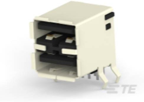 TE Connectivity Tray USB-A Weiß 5787745-1 - Bild 1