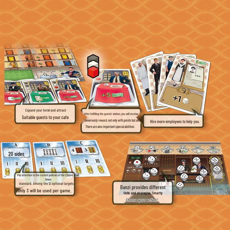 Pickerr Österreich Grand Hotel Kartenspiel Erweiterung für 2-4 Spieler - Bild 3