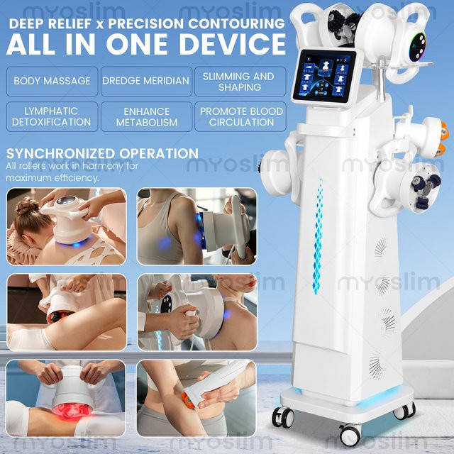MYOSLIM 6-in-1 Multifunktions-Massagegerät, Weiß, Unisex - Bild 1
