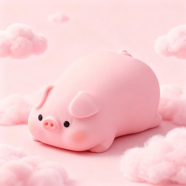 Fashnics Schwein Hund Anti-Stress-Spielzeug, Squeezable, Knetspielzeug - Bild 1