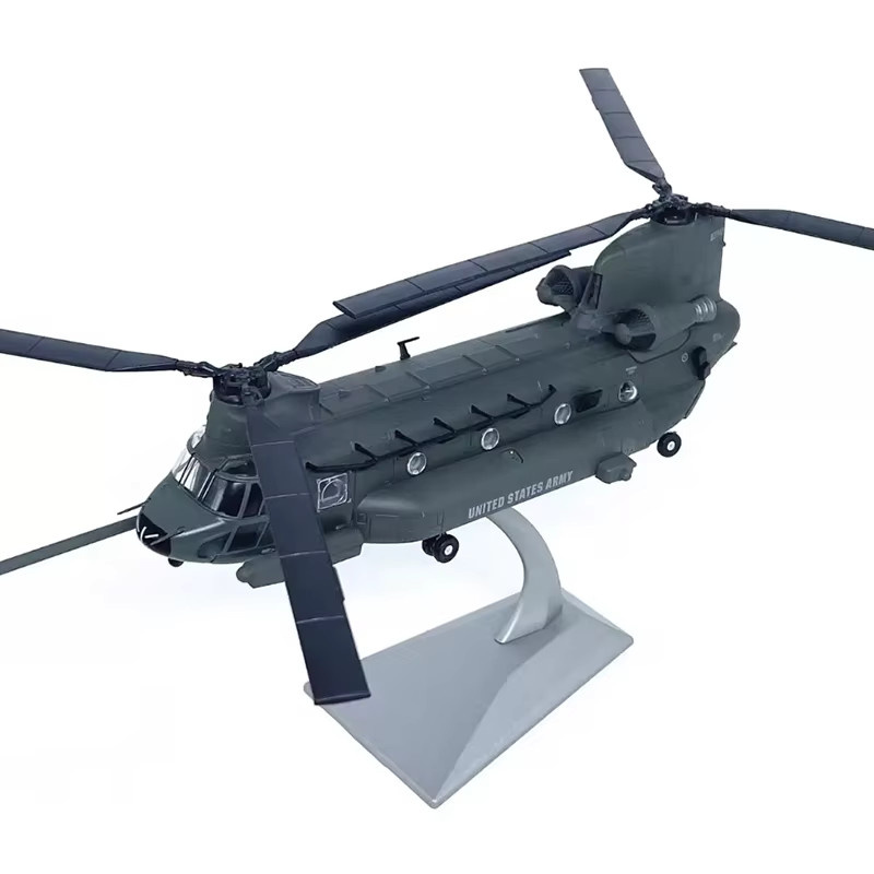 HYINUO MH-47G CH-47 Chinook Doppelrotor Hubschrauber, Modellflugzeug, 1:72, Metall - Bild 2