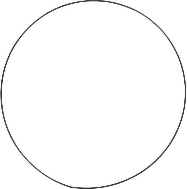 HobbyFun Metallring Kreis in Schwarz Durchmesser: 35 cm - Bild 1