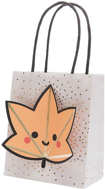 Rico Design Paper Poetry Papiertüte klein Ahornblatt multicolour B/T/H: 12,5 x 15 x 7,5 cm - Bild 1