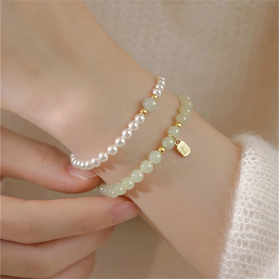 Rinhoo jewelry Armband, Perle, Damen, Gold - Bild 1