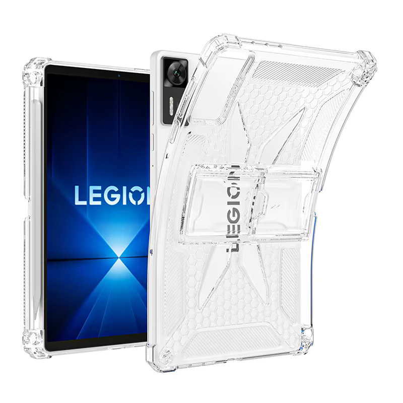 Schutzhülle für Lenovo Legion Y700 2025 (4. Generation) 8,8 Zoll TB322FC mit Stifthalter und Airbag-Schutz, Transparent - Bild 2