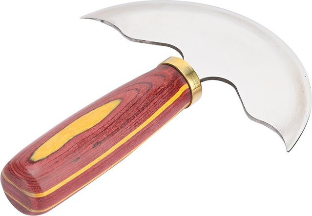OutsideWorld Ledermesser aus gehärtetem Stahl in Weiß für DIY-Handwerksarbeiten - Bild 1