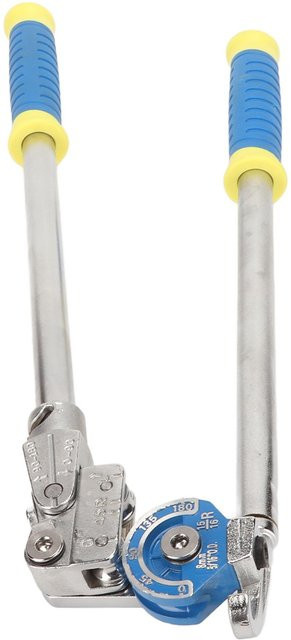 Nensit Manuelles Rohrbiegegerät aus Edelstahl 5/16 Zoll 180 Grad Biegewinkel in Weiß und Silber - Bild 1