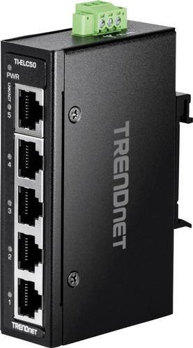 TrendNet TI-ELC50 Netzwerk Switch 10/100MBit/s Ethernet LAN in Schwarz - Bild 1