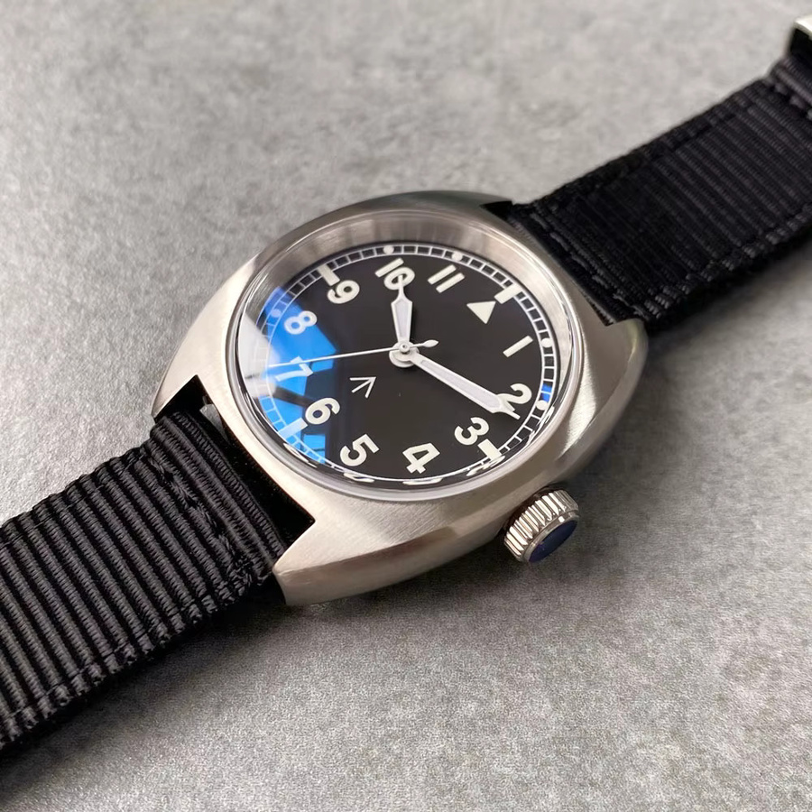 Tandorio Herrenuhr, Automatik, Edelstahl, 36 mm, Saphirglas, Schwarz - Bild 4