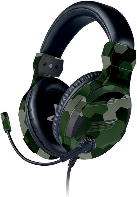 Bigben PS4 Stereo-Headset V3 On-Ear in Camo Grün mit 3,5 mm Klinkenanschluss für PlayStation, PC und Mobile - Bild 1