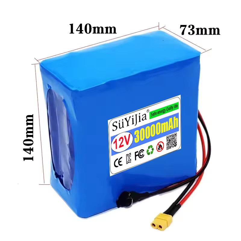 SUYIJIA LiFePO4-Akku 12 V 30 Ah 30000 mAh mit eingebautem 30 A BMS in Blau - Bild 2