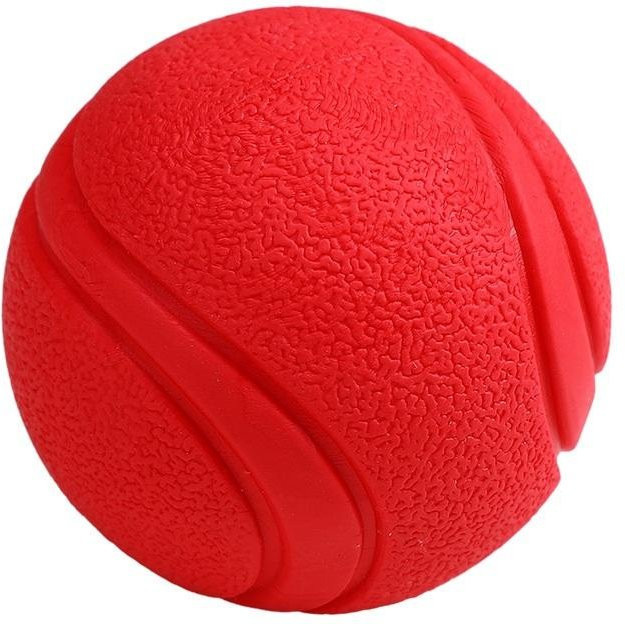 BC Pet Supplies Hundespielzeug Gummiball, rot, 7cm - Bild 1