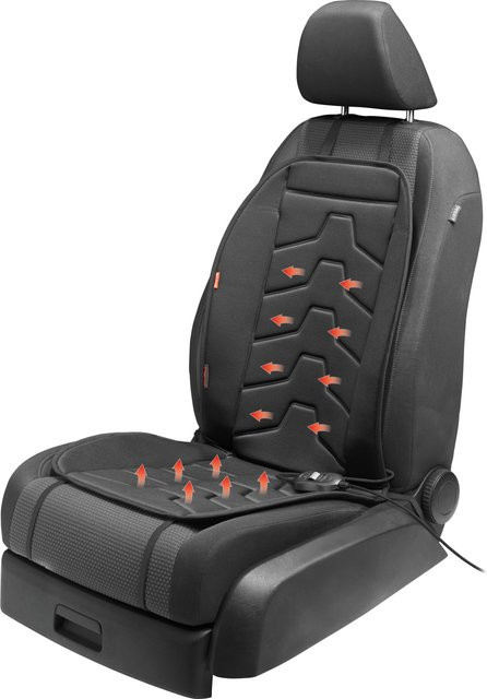 ULTIMATE SPEED® Beheizbare Autositzauflage UASB 12 C2 in Schwarz - Bild 1