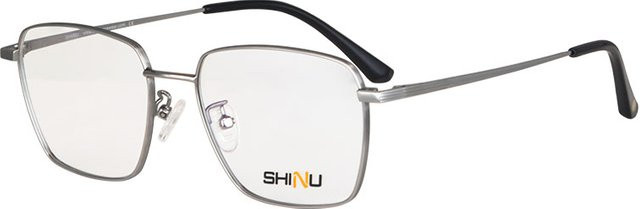 SHINU Korrektionsbrille Vollrand, Titan, rectangular, Herren, black - Bild 1