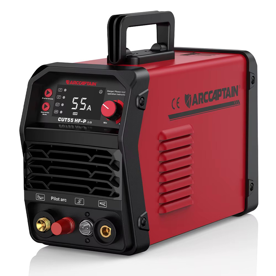 ARCCAPTAIN Air HF Plasmaschneidgerät CUT55-HF-P DC 55A mit Digitalsteuerung in Rot - Bild 4