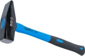 BGS Schlosserhammer 3856 mit Fiberglasstiel in Schwarz, 1000 g - Bild 1
