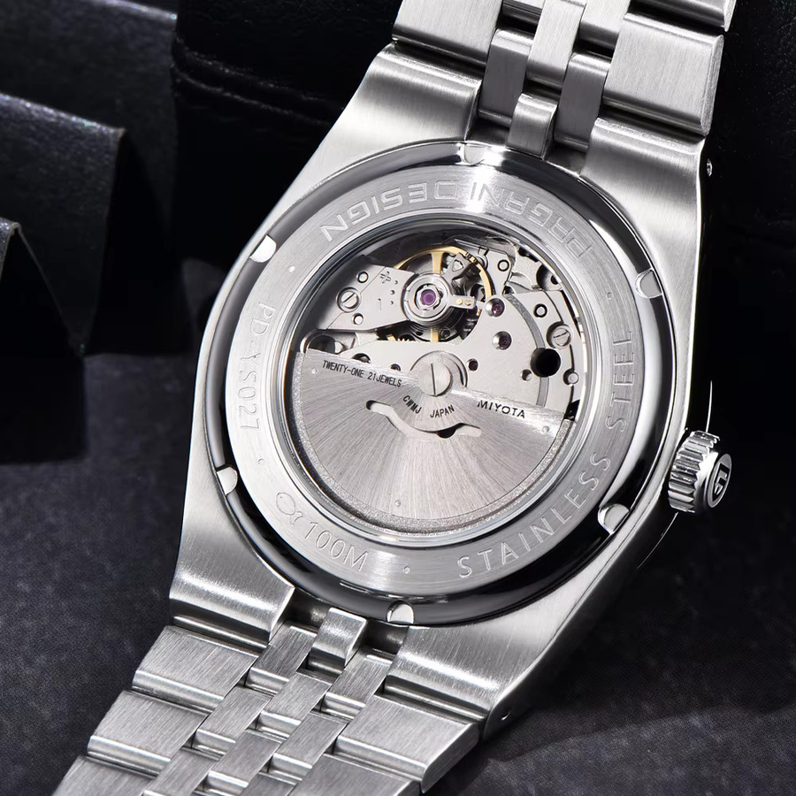 PAGANI DESIGN Armbanduhr Automatik, Edelstahl, Schwarz, Herren - Bild 6
