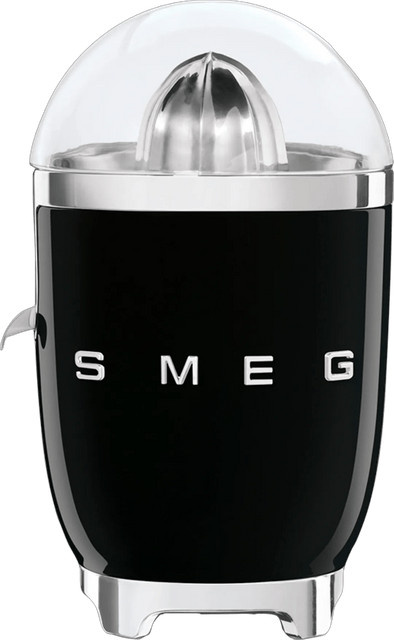 Smeg Zitruspresse CJF11BLEU in Schwarz mit Auto-Shutoff und spülmaschinenfesten Teilen - Bild 1