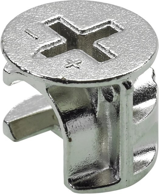 Hettich Rastex Exzenter Verbinder in Silber, galvanisiert, B/T/H: 80,0 x 60,0 x 20,0 mm - Bild 1