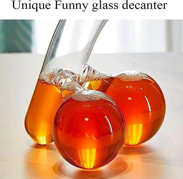 Dongfang HOME Whiskey Dekanter aus Glas in Braun und Transparent - Bild 1