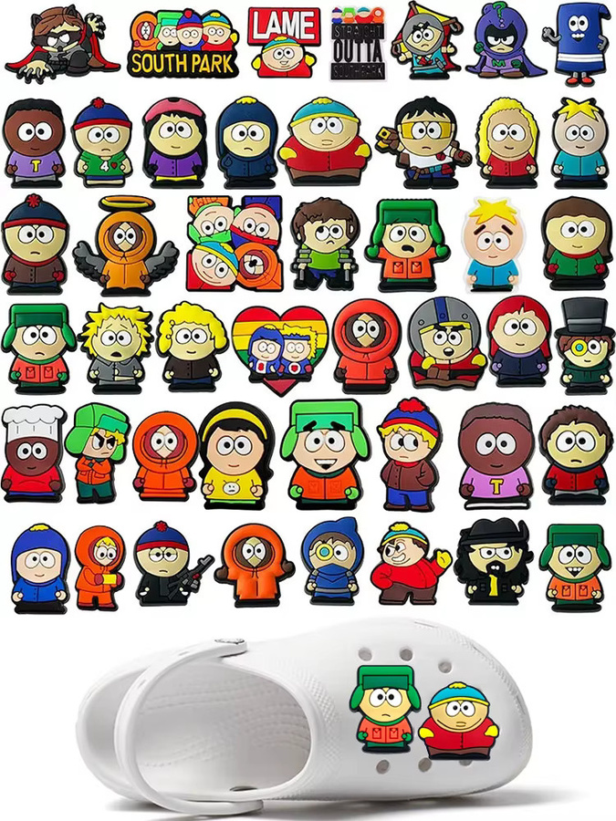 South Park Schuh-Charms, Kinder, Cartoon Schuh-Dekoration Zubehör - Bild 7