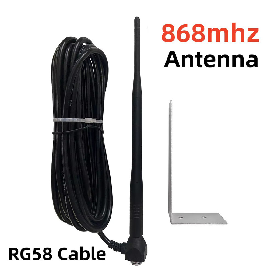 KUANGZIPENG Externe Langstreckenantenne für Garagentor-Funkempfänger 868 MHz in Schwarz - Bild 3