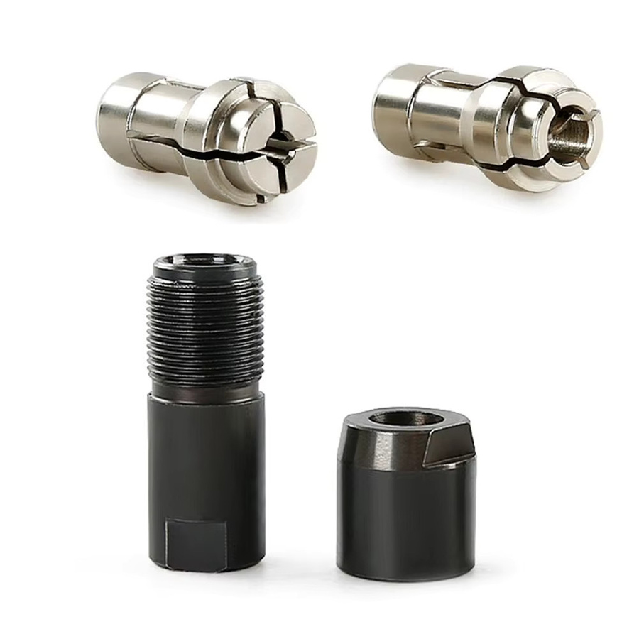 Vibratite Winkelschleifer-Adapter für gerades Bohrfutter mit M10 und 14mm Gewinde, Farbe: Silber - Bild 2