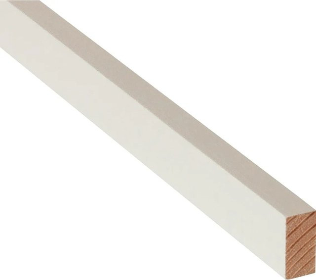 Döllken Profiles Rechteckleiste Weiß, B/H: 10 x 20 mm, Länge: 900 mm - Bild 1