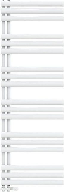 Emke Badheizkörper Oval Röhren Handtuchwärmer Weiß B: 60 cm, H: 174 cm, 782W - Bild 1