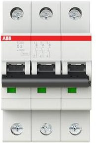 ABB S203-D2 Leitungsschutzschalter MCB 2A 400V Weiß - Bild 1