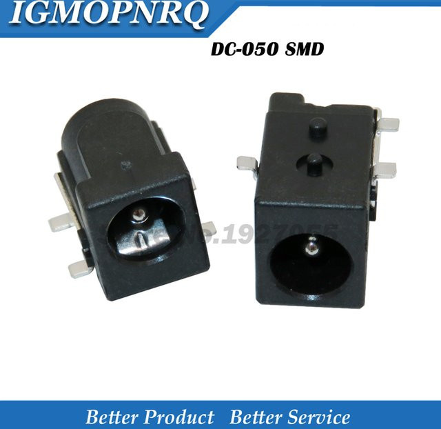 10 Stück DC-050 SMD DC-005 Hohlstecker Buchsen 5,5 x 2,1 mm in Schwarz - Bild 1
