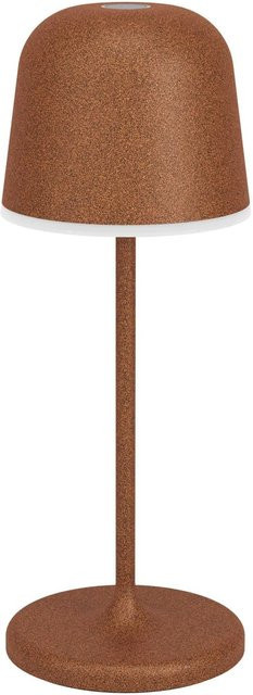 EGLO LED Akku Tischleuchte MANNERA-S in Rostfarben mit Touch-Funktion, dimmbar und mit Erdspieß, IP54 Outdoor-Leuchte für Garten und Außenbereich - Bild 1