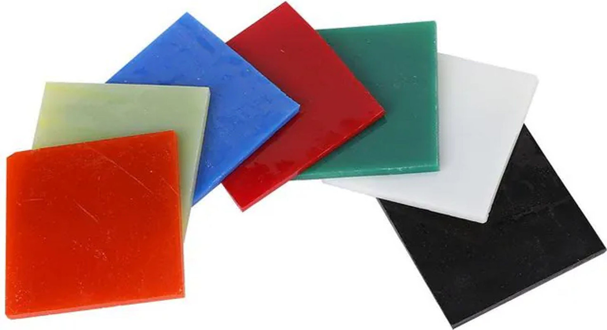 Igeteck 7er Set Handgefertigte Glasplatten für Mikrowellen, Mehrfarbig, Quadratisch - Bild 1