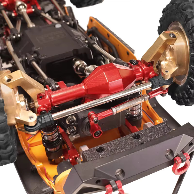 MJX Hyper GO 1/12 RC Auto, Metall-Upgrade-Teile, Antriebswellen, Chassis-Befestigungsstange, Vorder- und Hinterachsgehäuse, Getriebe - Bild 3