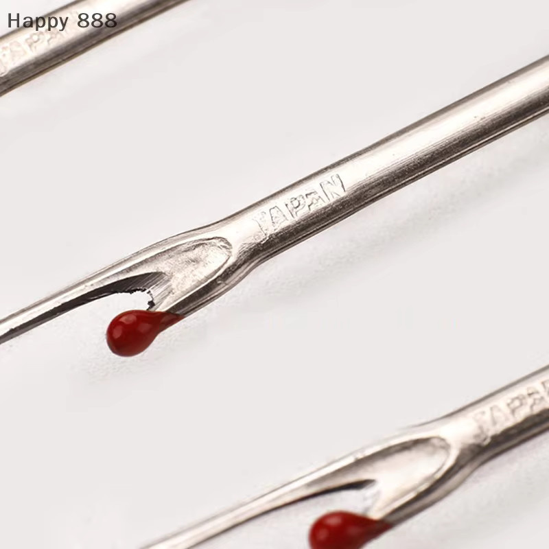 Clover Steel Craft Cutter Nahttrenner und Stichnadel mit Kunststoffgriff in Braun - Bild 3