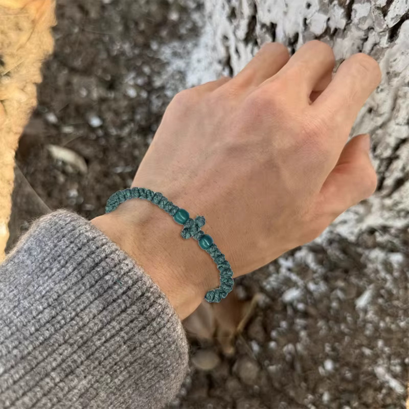 Armband Gebetsseil, Schwarz, Unisex - Bild 2
