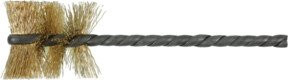 Lessmann Rohrbürste mit Messingdraht in Gold, Durchmesser: 25 mm, Drahtstärke: 0,20 mm - Bild 1