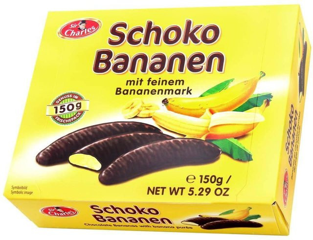 SirCharles Schokobananen Banana Marshmallows 150 g - Bild 1